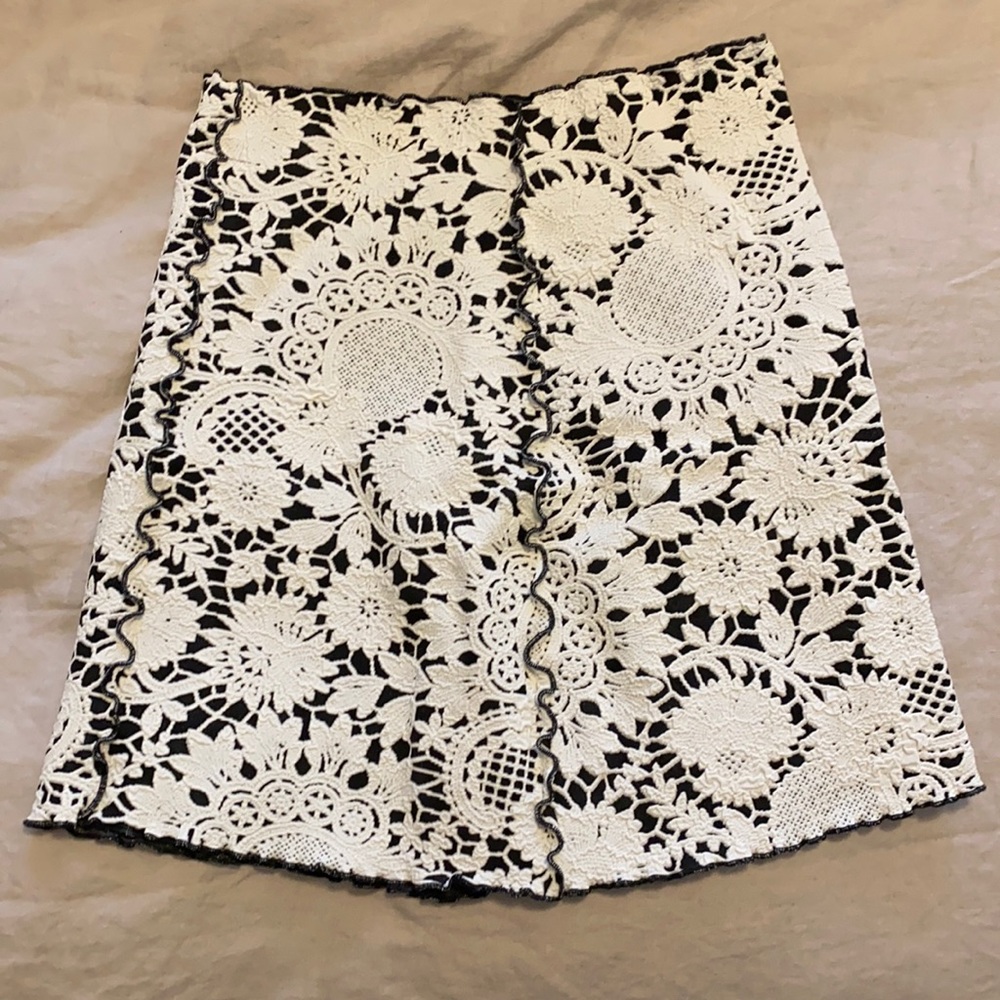 Kyoto Floral Knit Skirt